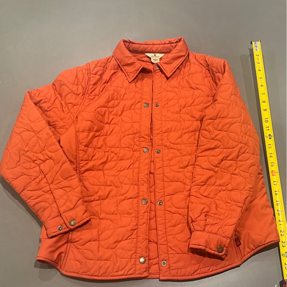 Woolrich Orange Quilted Utility Jacket